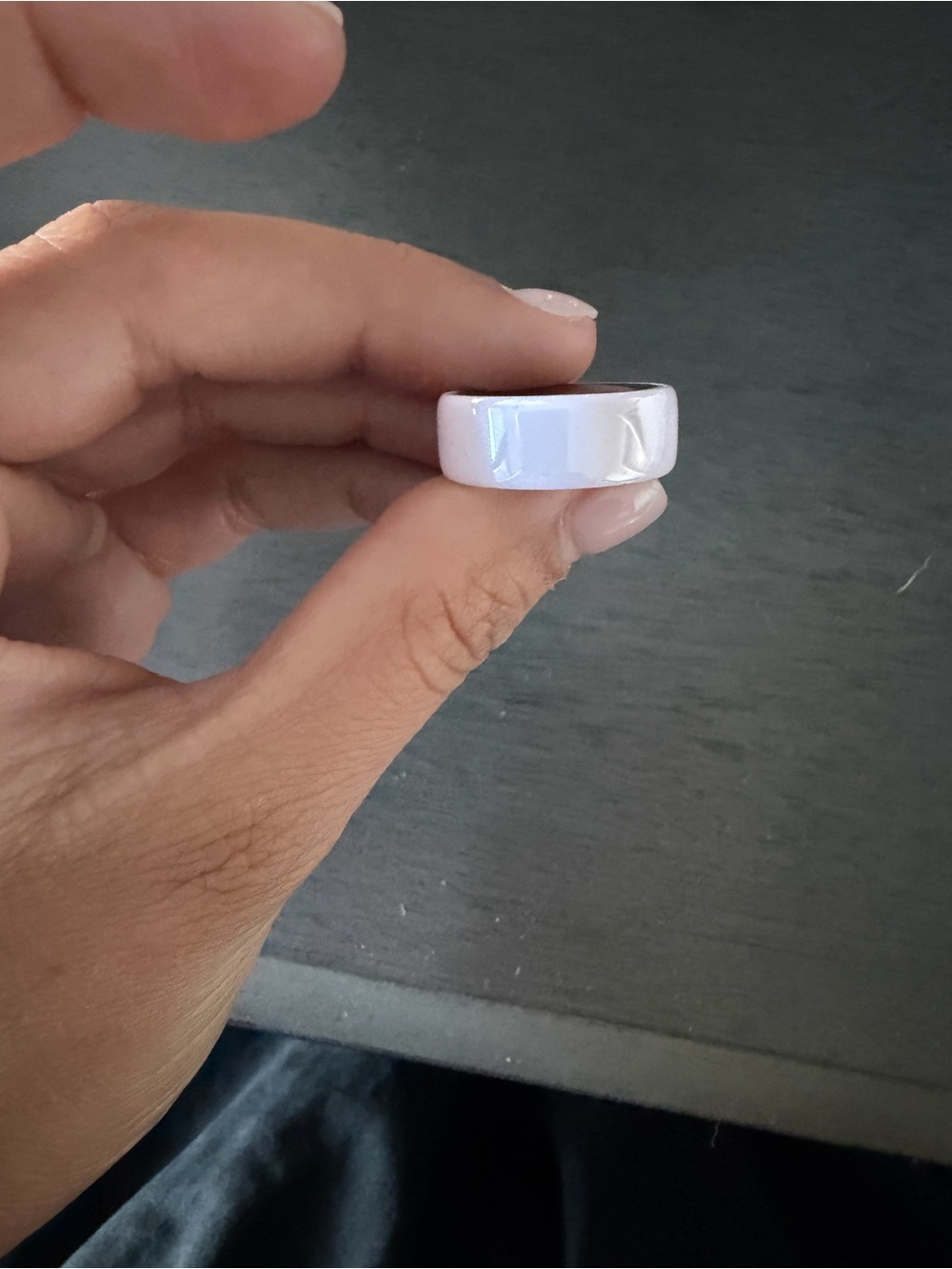 Oura Ring in Glossy White